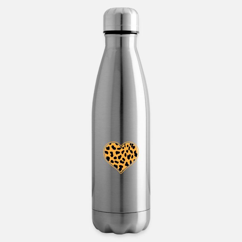 Leopard Endes - Isolierflasche - Lightsilver