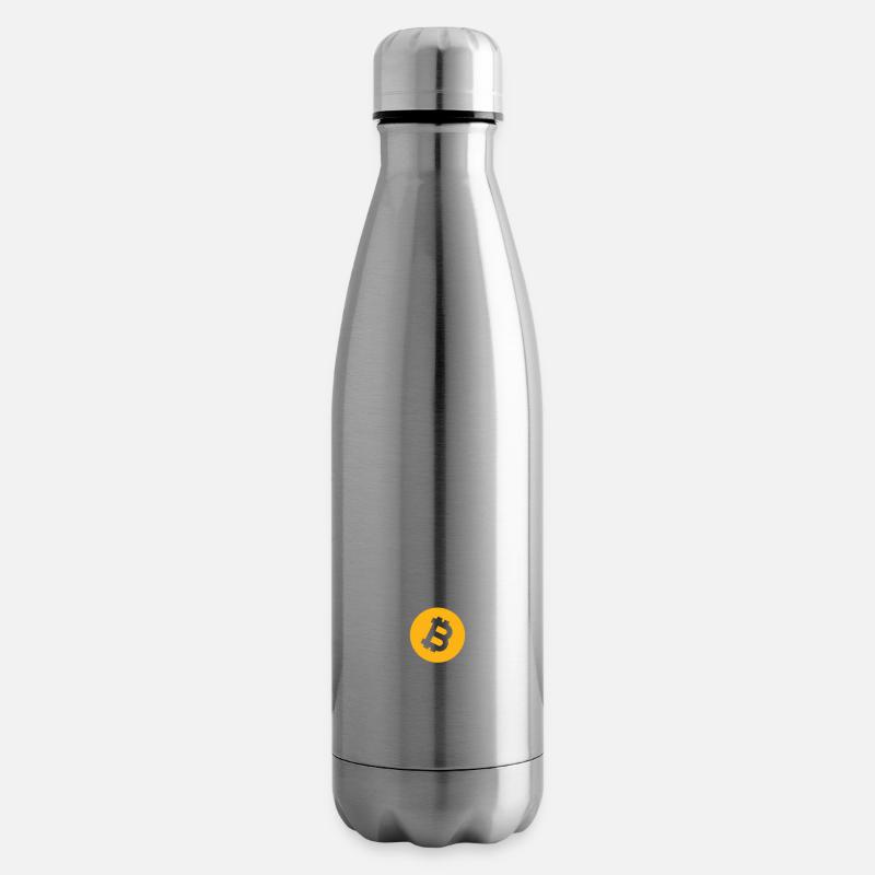 Satoshi Nakamoto - Isolierflasche - Lightsilver