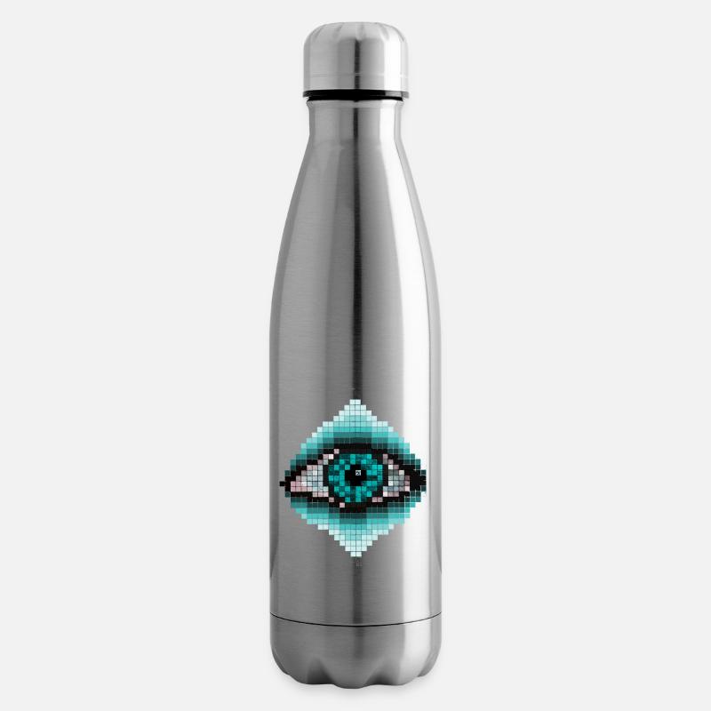 Œil - Bouteille isotherme - argent clair