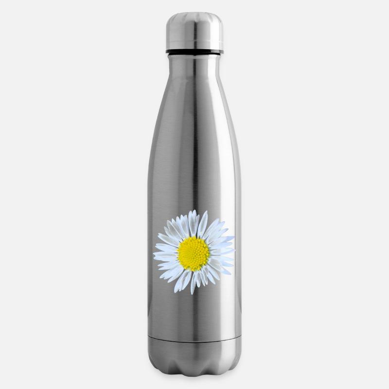 Gänseblümchen - Isolierflasche - Lightsilver
