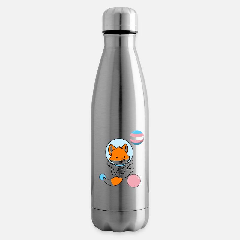 Fuchs Astronaut Trans Pride - Isolierflasche - Lightsilver