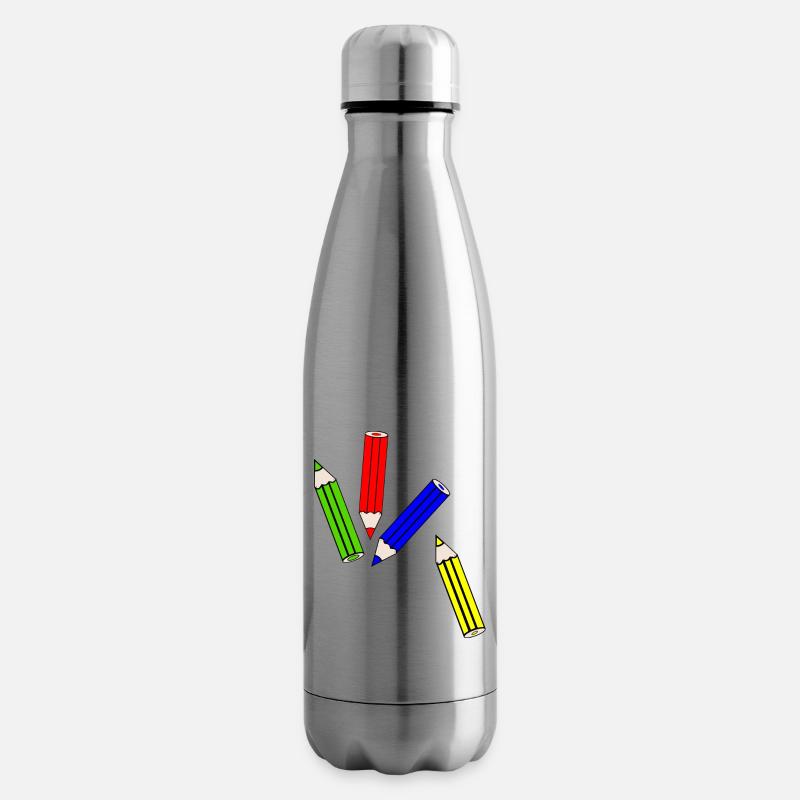 Buntstife - Isolierflasche - Lightsilver
