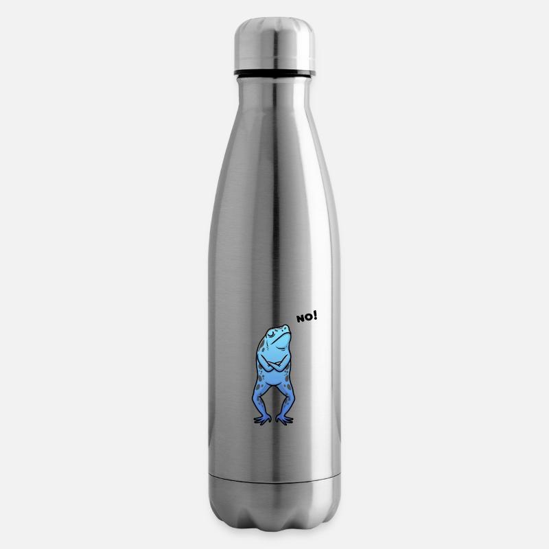 Baumsteigerfrosch Pfeilgiftfrosch Frosch - Isolierflasche - Lightsilver