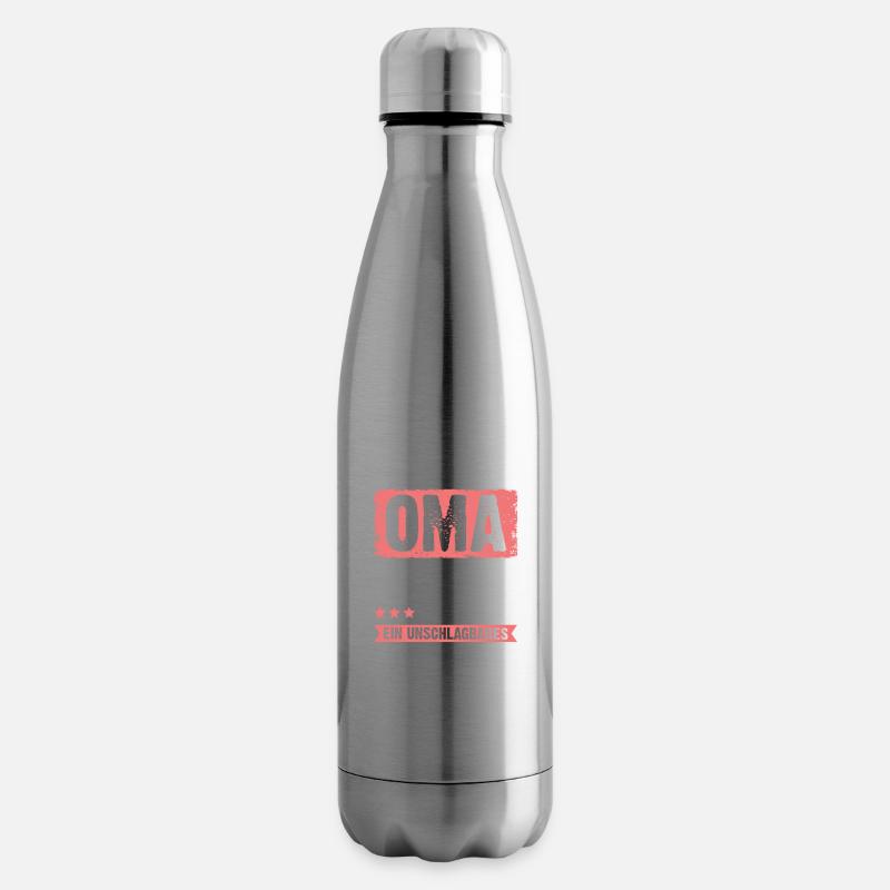 oma und opa team - Isolierflasche - Lightsilver