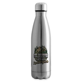 Motorsäge Förster Holzfäller - Isolierflasche - Lightsilver - Rechts