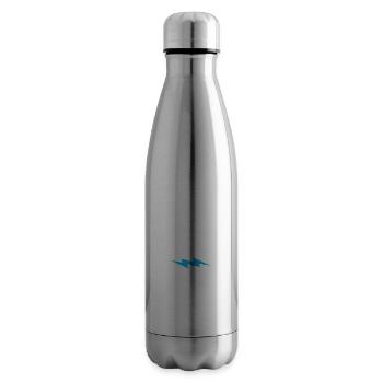 Never underestimate an old man on an e-bike - Insulated Water Bottle - silver - Right