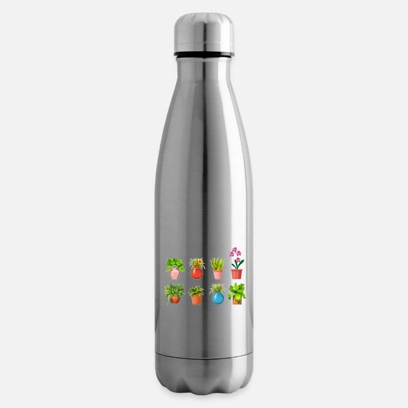 lustige Gärtner Statement Gartenarbeit Pflanzen - Isolierflasche - Lightsilver