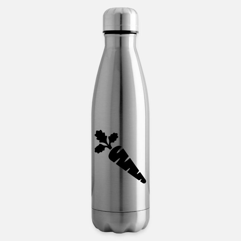 Karotte Symbol - Isolierflasche - Lightsilver