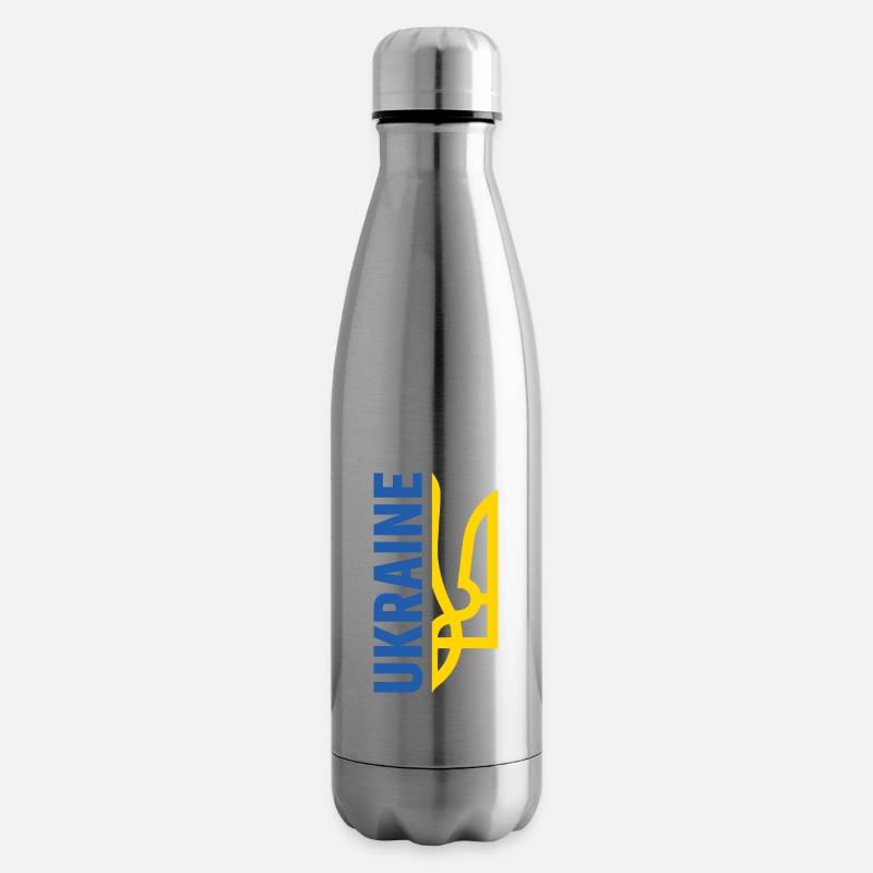 Ukraine - Isolierflasche - Lightsilver