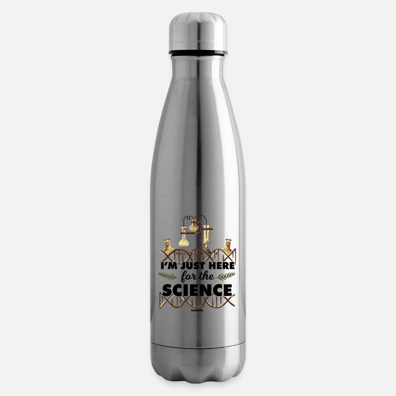 I'm Just Here For The Science - Isolierflasche - Lightsilver