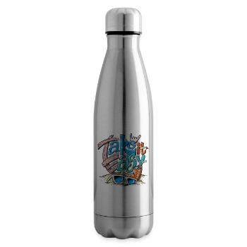 TAKE IT EASY - COOLE STRANDPRODUKTE FÜR ALLE - Isolierflasche - Lightsilver - Rechts