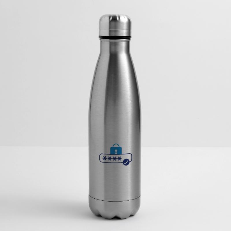 Password Hacker Security Computer Hacking Insulated Water Bottle