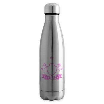 18 ans fille 18 bday Princesse 18 anniversaire - Bouteille isotherme - argent clair - Droite