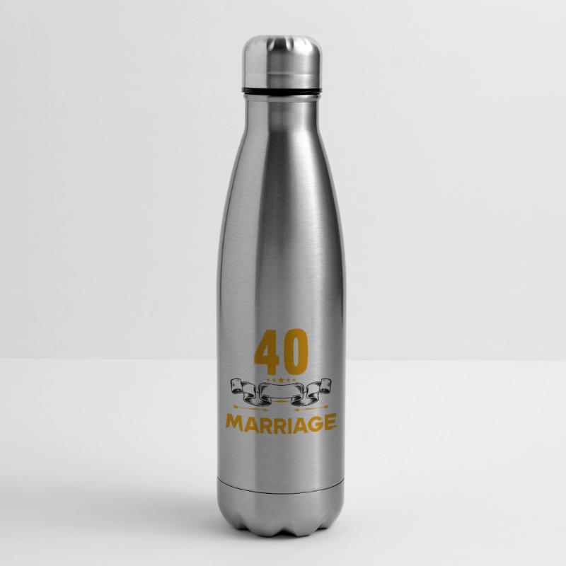 Beste Ehefrau Bester Ehemann seit 2002 Isolierflasche