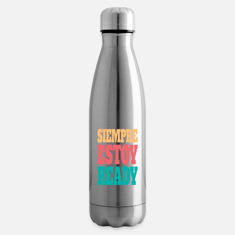 Siempre estoy bereit - Isolierflasche - Lightsilver