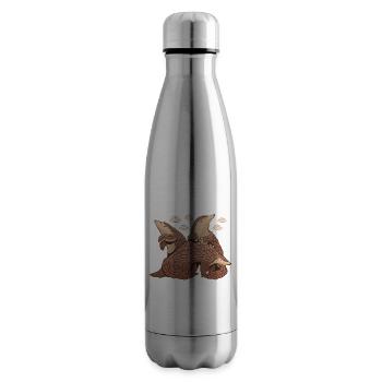 Easily Distracted By Pangolins Pangolin - Insulated Water Bottle - silver - Right