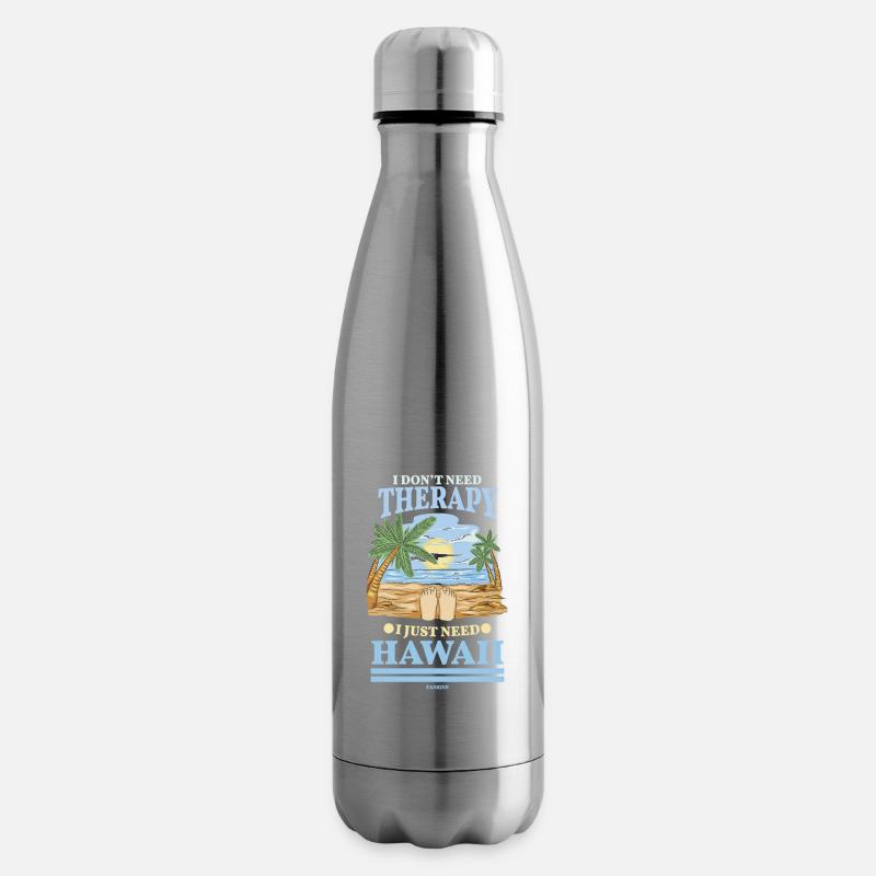 Hawaii Urlaub Aloha Sommer Hawaiian Geschenk - Isolierflasche - Lightsilver