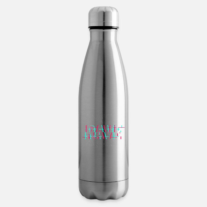 Techno Musik Rave - Isolierflasche - Lightsilver
