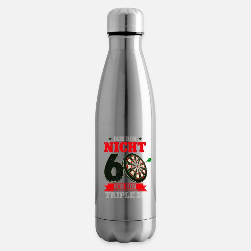 Ich bin nicht 60 ich bin Triple 20 - 60. - Isolierflasche - Lightsilver
