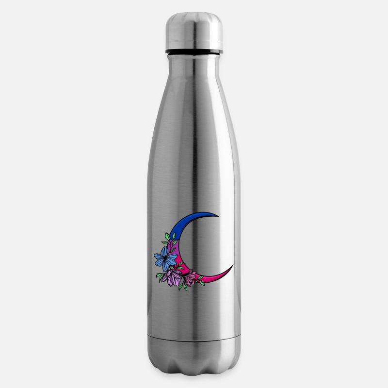 Bisexueller Mond LGBT Bisexual Pride - Isolierflasche - Lightsilver