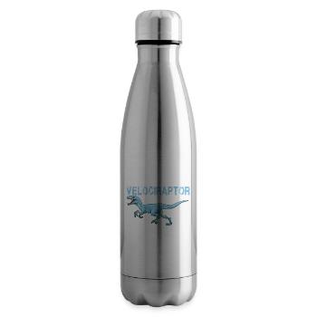 Bitte einen Velociraptor Abstand halten - Isolierflasche - Lightsilver - Rechts