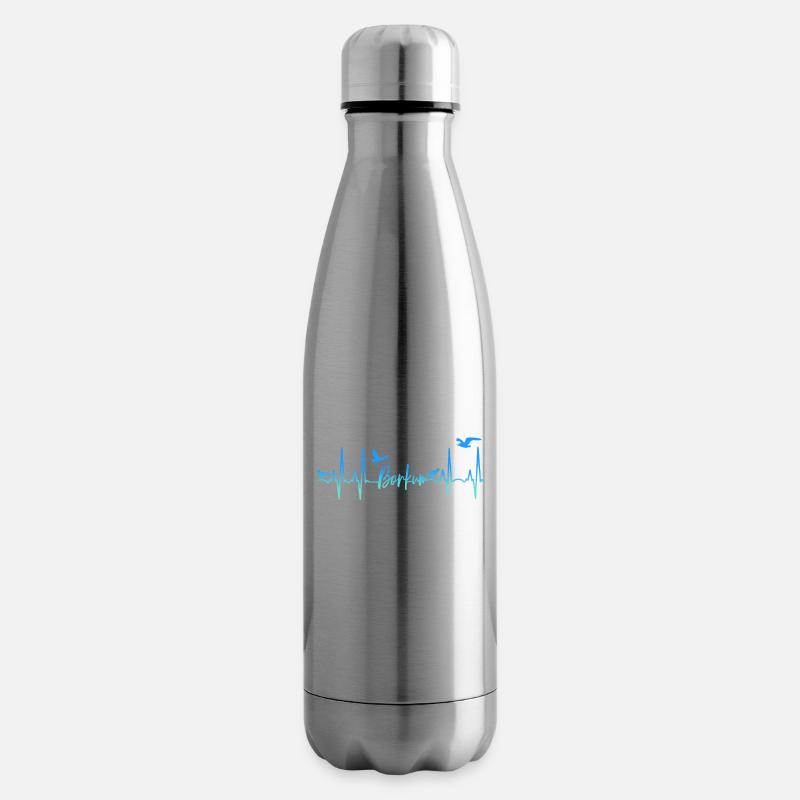 Borkum - Isolierflasche - Lightsilver