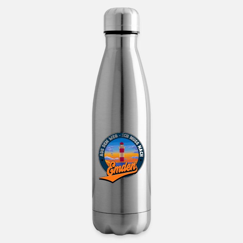 Emden - Isolierflasche - Lightsilver
