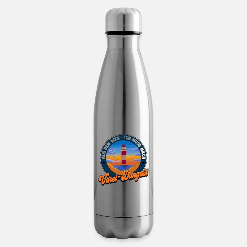 Varel-Dangast - Isolierflasche - Lightsilver