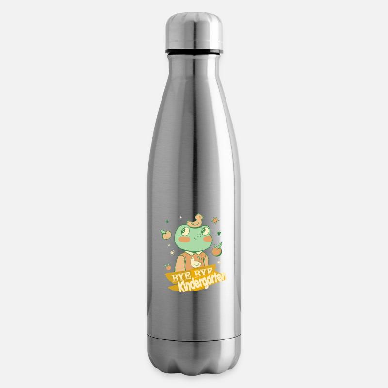 Endlich Schulkind, Einschulung - Isolierflasche - Lightsilver