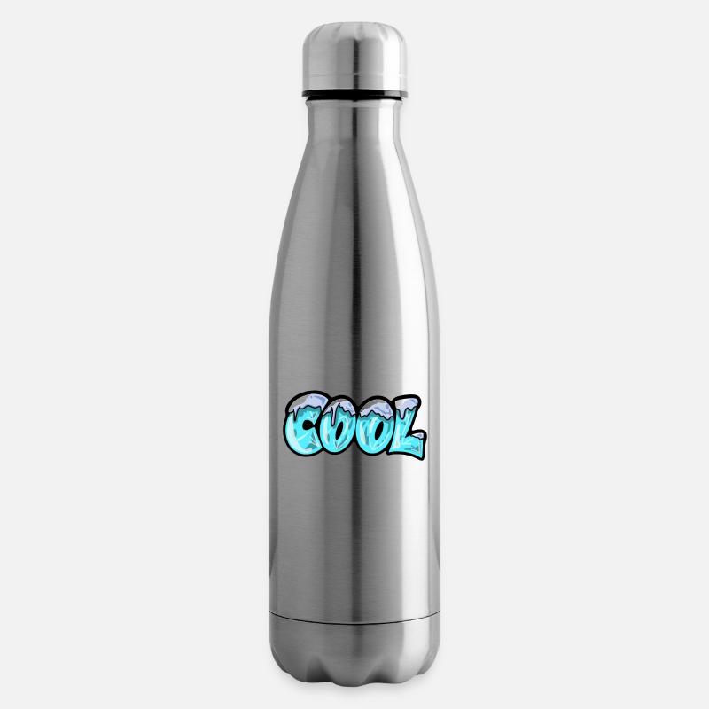 Design Cool Graffiti Style im Eiswürfel Look - Isolierflasche - Lightsilver