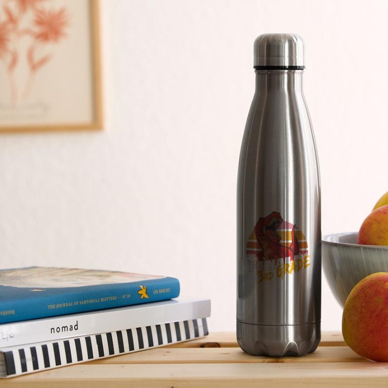 Finally 3rd Grade, Second Grader - T-REX Insulated Water Bottle