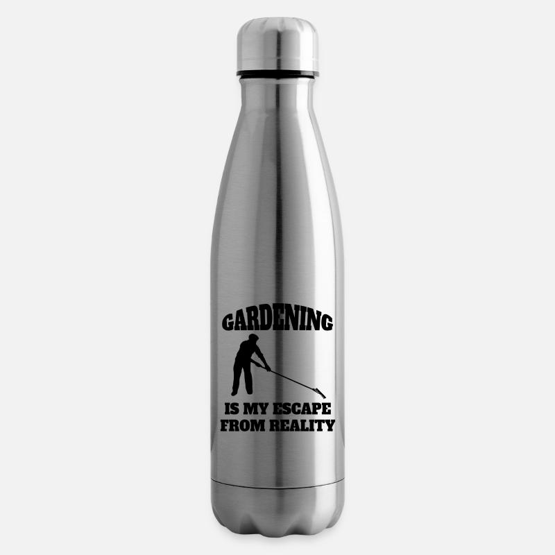 Garten Geschenk Obstgarten Gärtner Hobbygärtner - Isolierflasche - Lightsilver