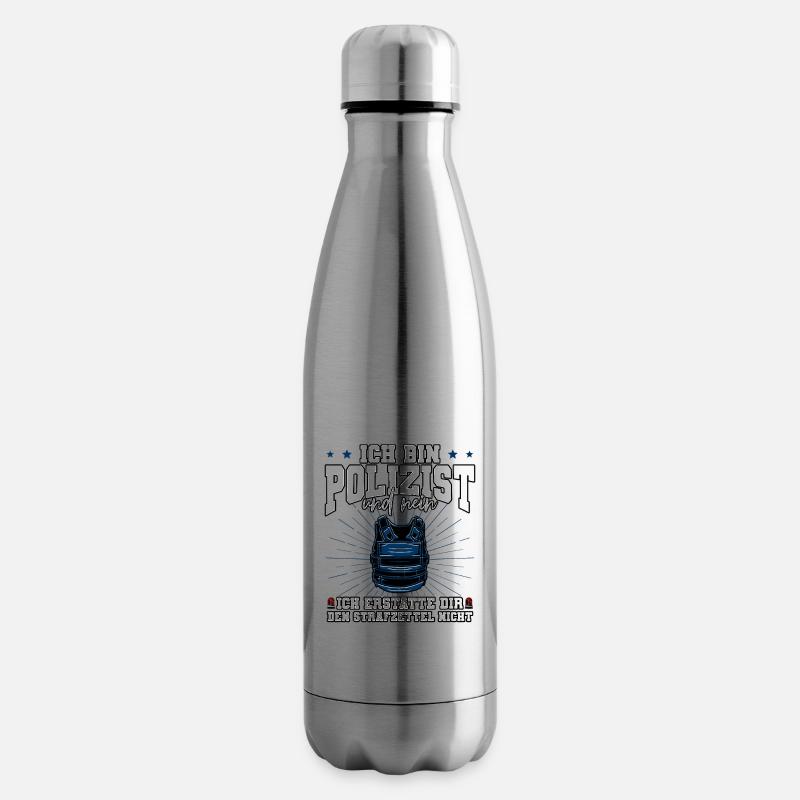 Ich Bin Polizist Polizei - Isolierflasche - Lightsilver