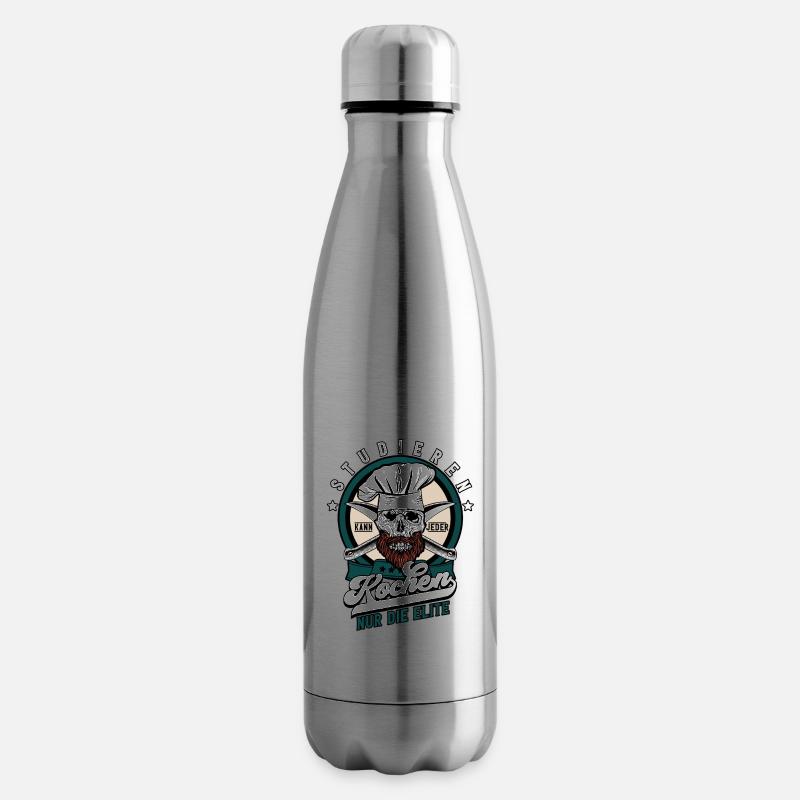Studieren Kann Jeder Kochen Koch - Isolierflasche - Lightsilver