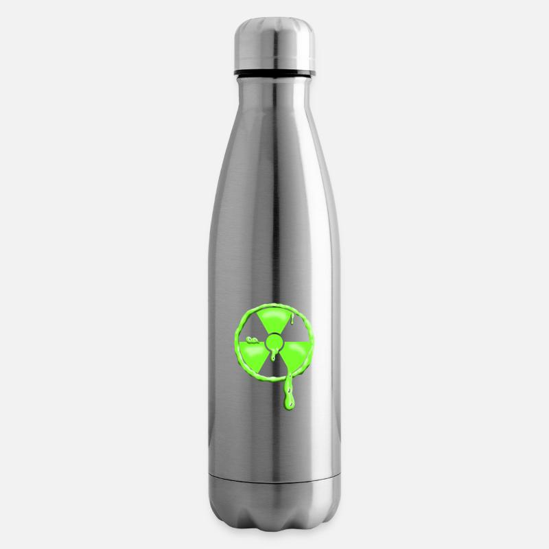 Drôle de conception radioactive - Bouteille isotherme - argent clair