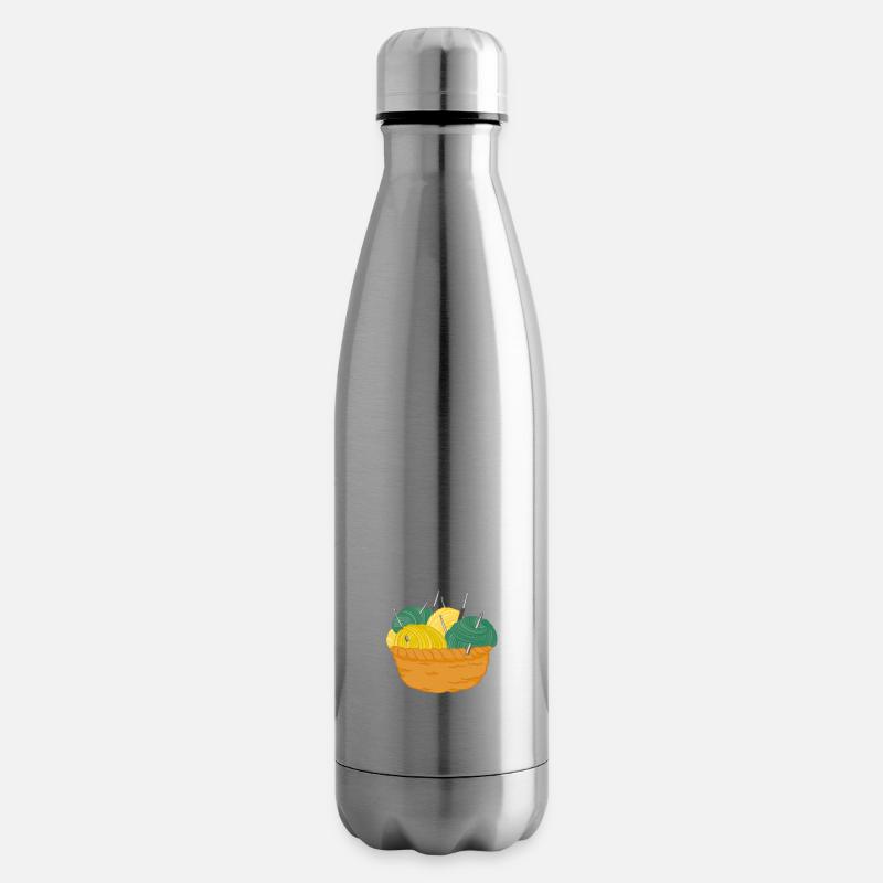 Häkeln - Isolierflasche - Lightsilver