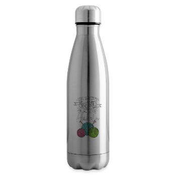 Häkeln - Isolierflasche - Lightsilver - Rechts