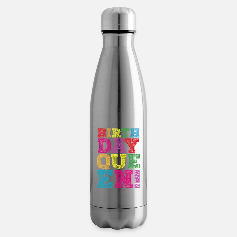 Tochter Geburtstag Birthday Queen! Mädchen - Isolierflasche - Lightsilver