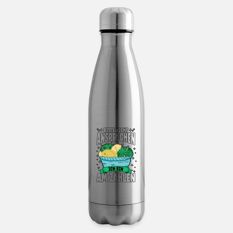 Häkeln - Isolierflasche - Lightsilver