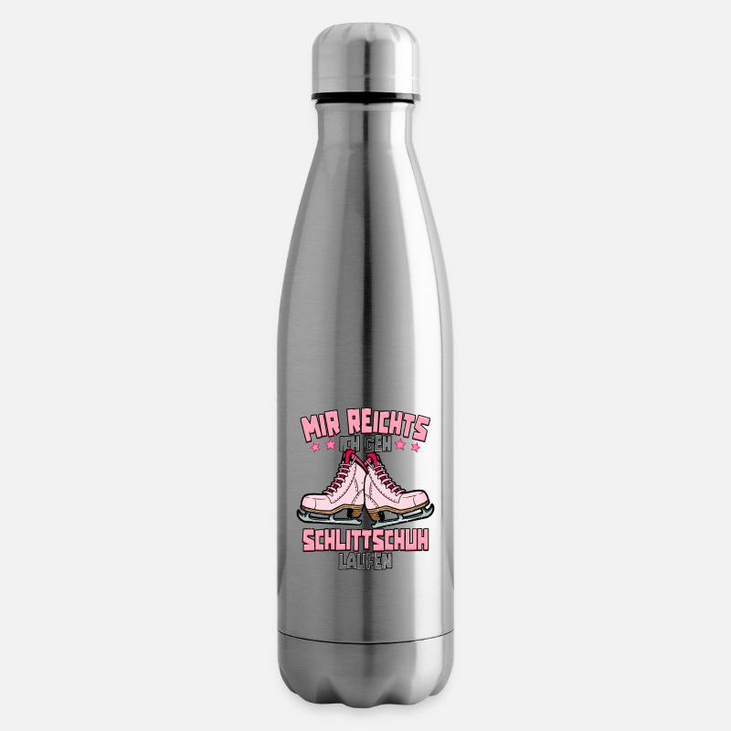 Eislaufen - Isolierflasche - Lightsilver