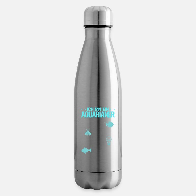 Ich bin ein Aquarianer - Isolierflasche - Lightsilver