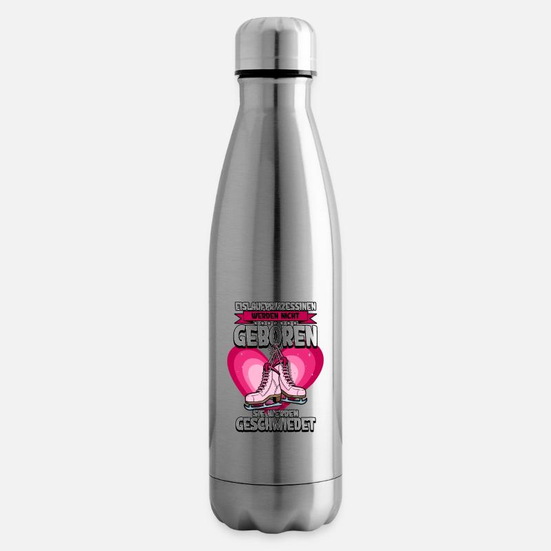 Eislaufen - Isolierflasche - Lightsilver