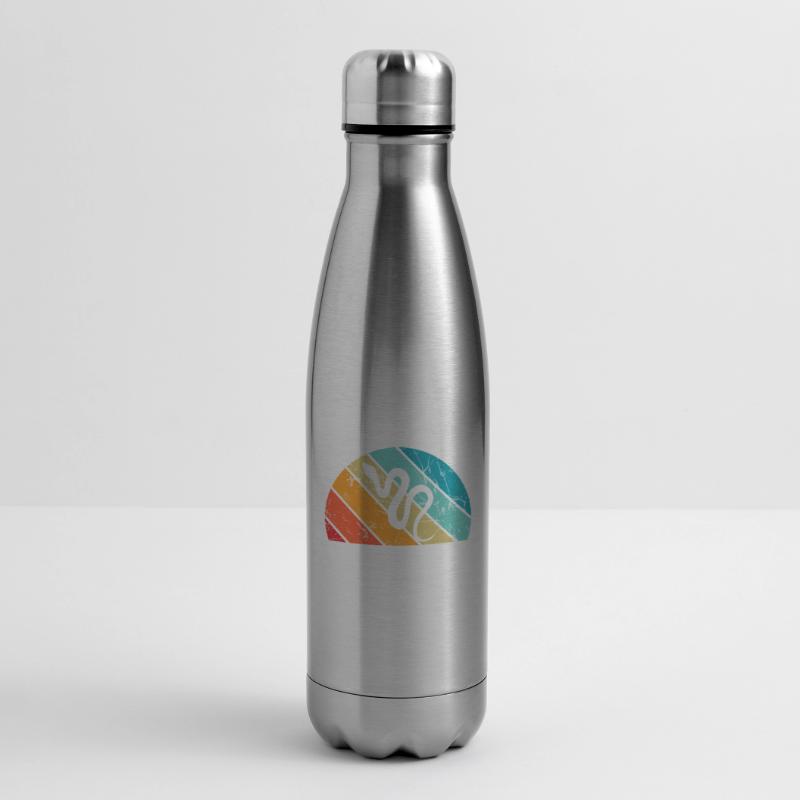 Snake Retro Reptile Python Gift idea Insulated Water Bottle