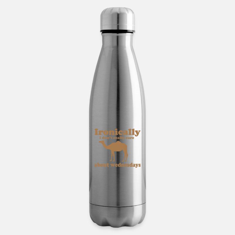 Lustiger Kamel-spaß - Isolierflasche - Lightsilver