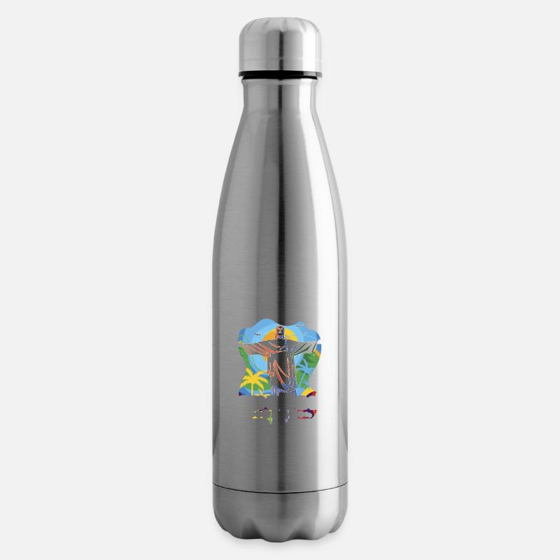 Brésil - Bouteille isotherme - argent clair