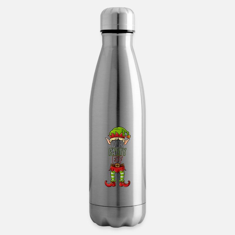 Party Elf Partnerlook Weihnachten - Isolierflasche - Lightsilver
