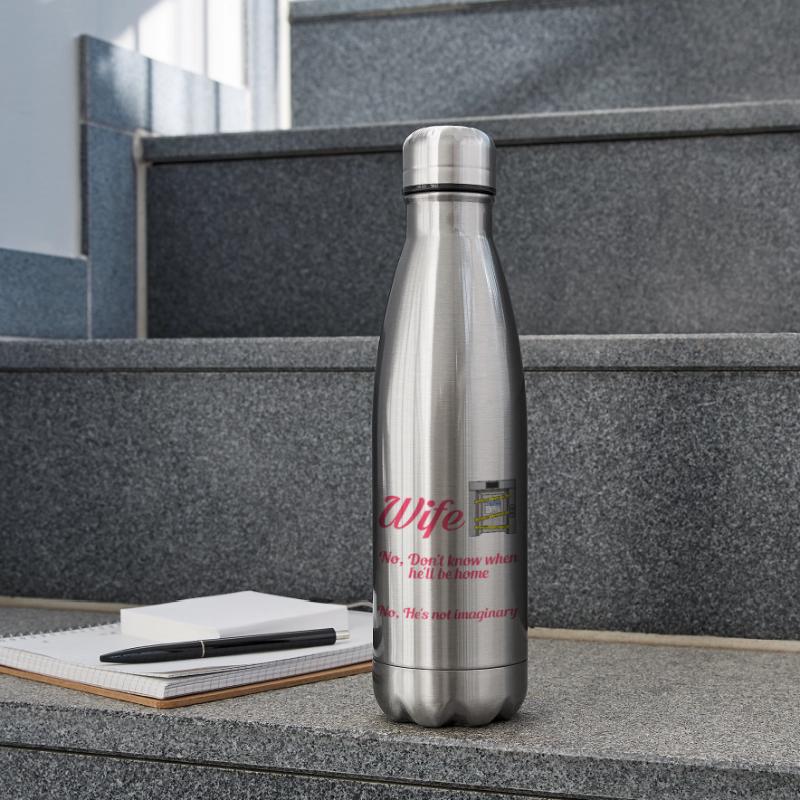 Elevator Elevator System Technician Woman Elevator Elevator Insulated Water Bottle