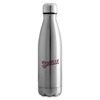 Personalized British names - Insulated Water Bottle - silver - Right