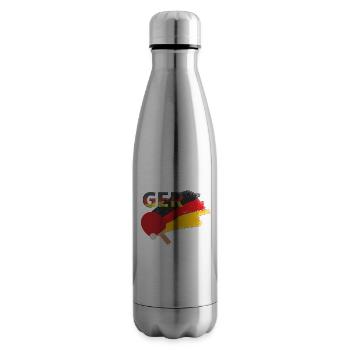Allemagne Tennis de table - Bouteille isotherme - argent clair - Droite