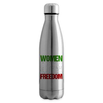 Iran Frauenrechte Feminismus Hijab Geschenk - Isolierflasche - Lightsilver - Rechts